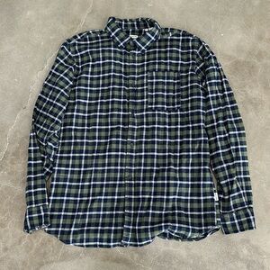 Plaid button down shirt